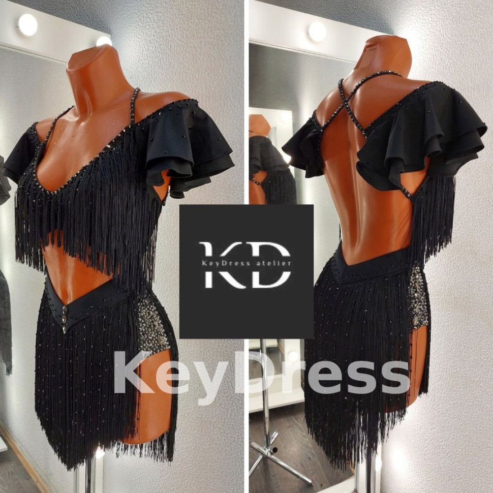 5020 Black dance skirt