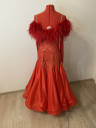 2045 Red ballroom dress