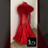 2045 Red ballroom dress