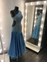 2046 Sky blue ballroom dress