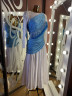 Sm2024 Blue-white dance dress