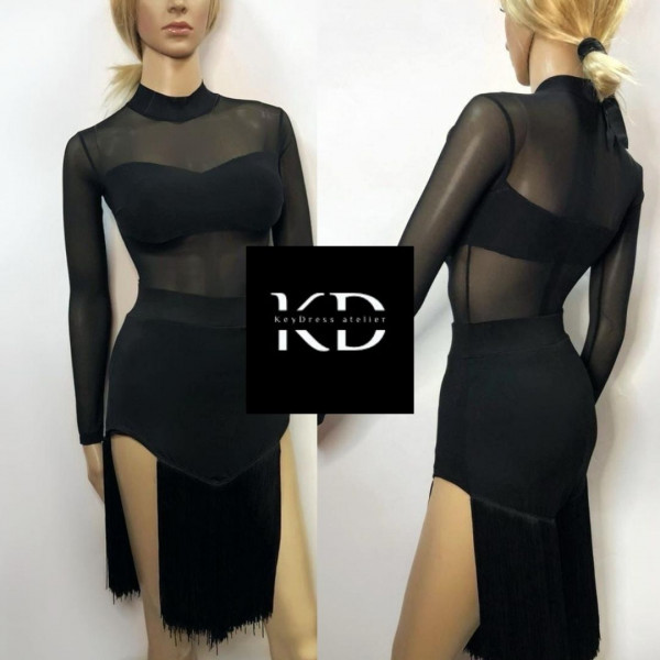 3008 Black bodysuit
