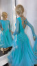2068 Green ballroom dress