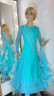 2068 Green ballroom dress
