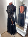 2074 Black ballroom/smooth dress