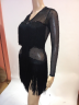 1149 Black latin dance dress