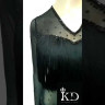1149 Black latin dance dress