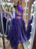 2091 Purple ballroom/smooth dress