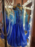 2092 Sky blue-blue ballroom/smooth dress