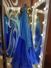 2092 Sky blue-blue ballroom/smooth dress
