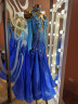 2092 Sky blue-blue ballroom/smooth dress