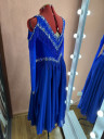 2081 Blue ballroom/smooth dress
