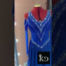 2081 Blue ballroom/smooth dress