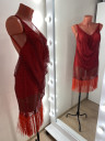 1156 Red latin dance dress