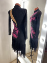 1162 Black-pink latin dance dress