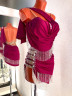 1070 Pink latin dance dress