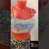 1094 Top+ leopard skirt