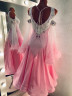 2003 Pink-white ballroom dress