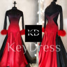 2009 Red-black ballroom dress