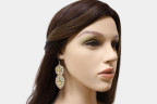 AE007 Rhinestone earrings