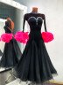 2015 Black ballroom dress