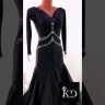 2019 Black ballroom dress