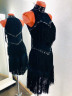 1012 Black latin dance dress